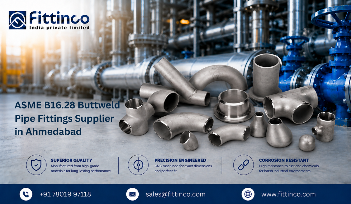 ASME B16.28 Buttweld Pipe Fittings Supplier in Ahmedabad