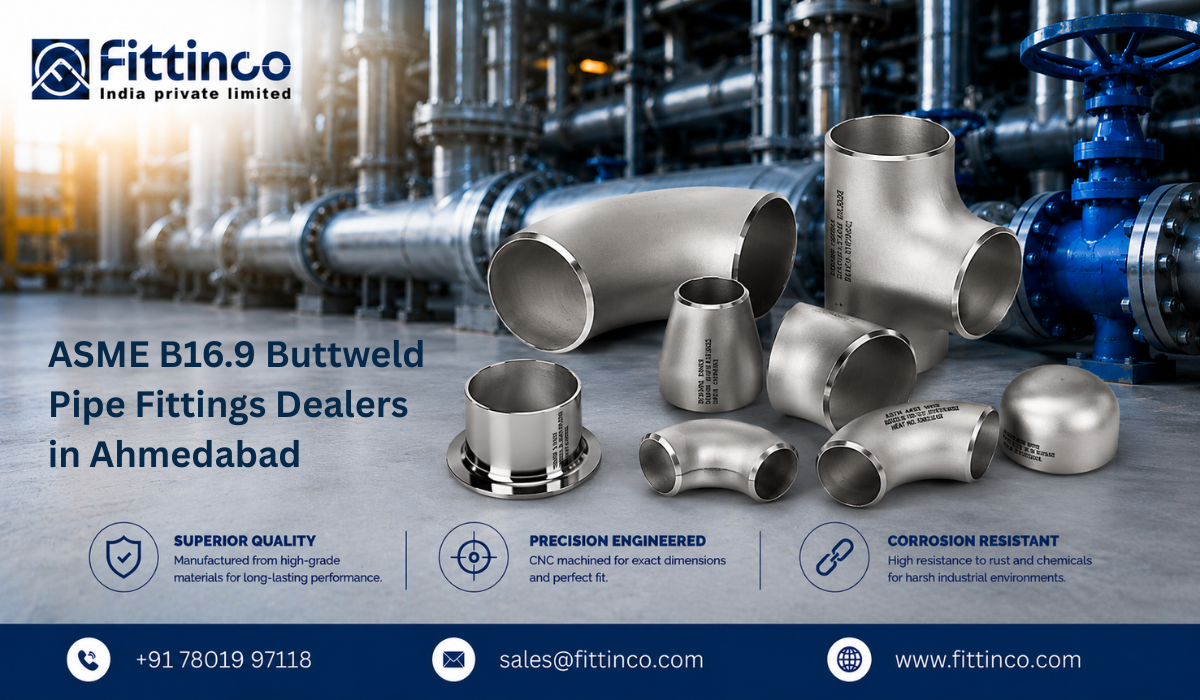 ASME B16.9 Buttweld Pipe Fittings Dealers in Ahmedabad