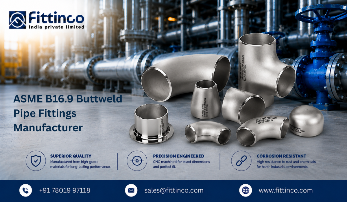 ASME B16.9 Buttweld Pipe Fittings Manufacturer