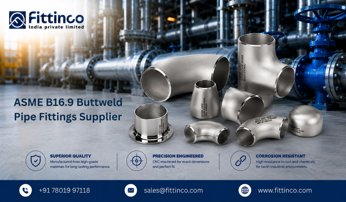 ASME B16.9 Buttweld Pipe Fittings Supplier