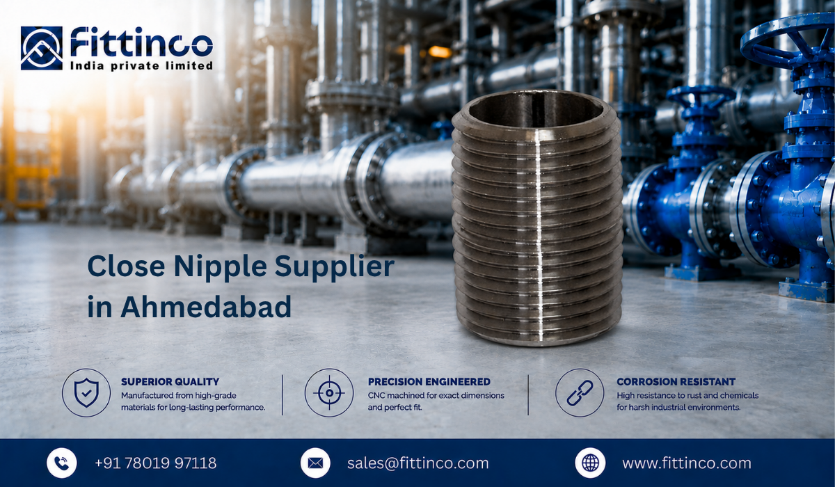 Close Nipple Supplier in Ahmedabad