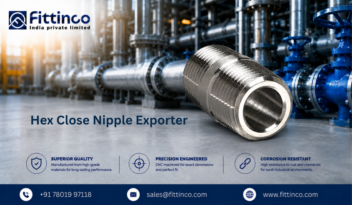 Hex Close Nipple Exporter