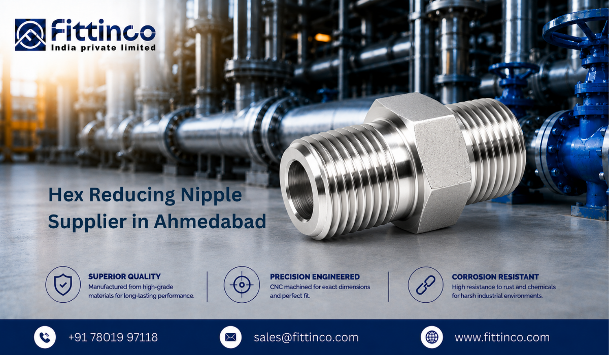 Hex Reducing Nipple Supplier in Ahmedabad