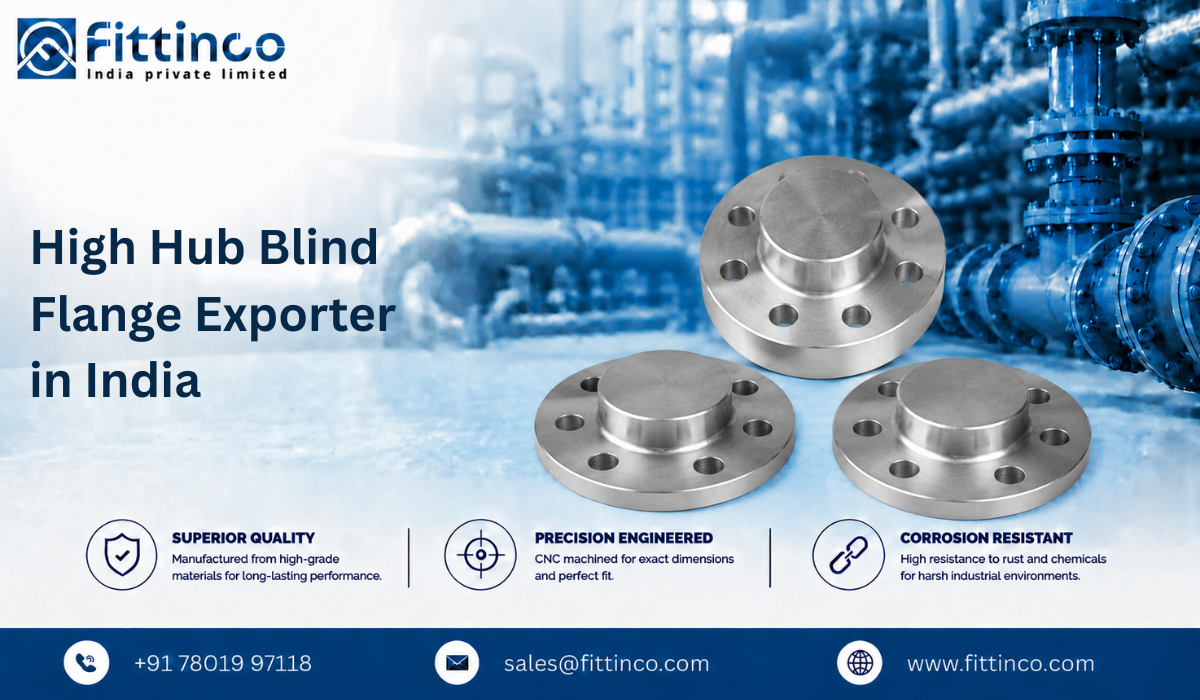 High Hub Blind Flange Exporter in India