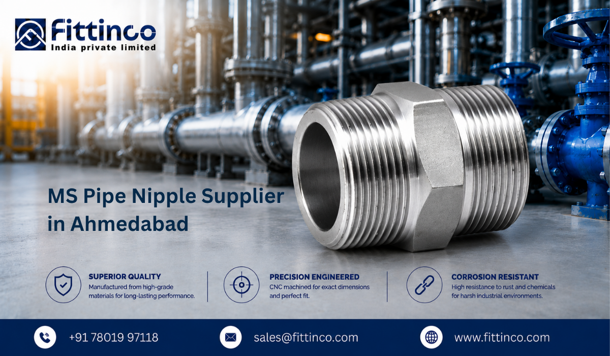  MS Pipe Nipple Supplier in Ahmedabad