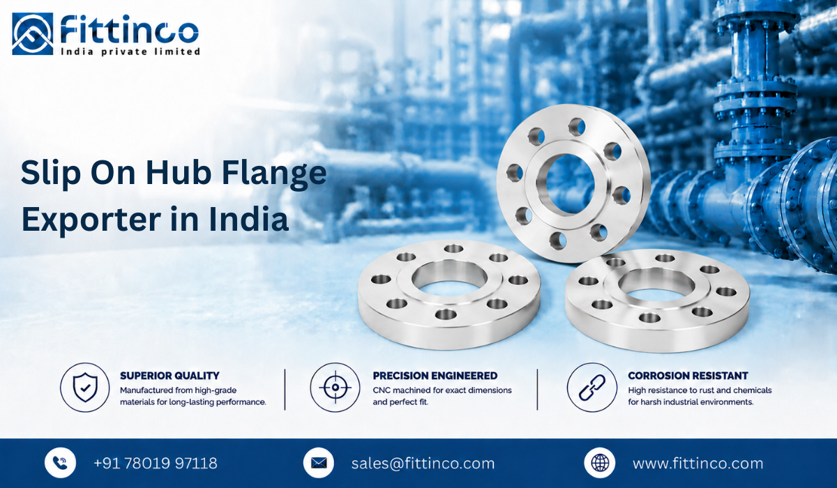 Slip On Hub Flange Exporter in India