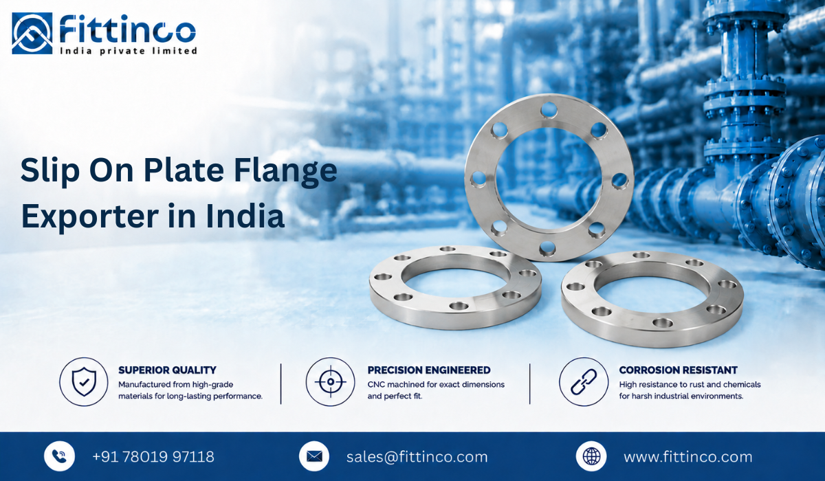 Slip On Plate Flange Exporter in India