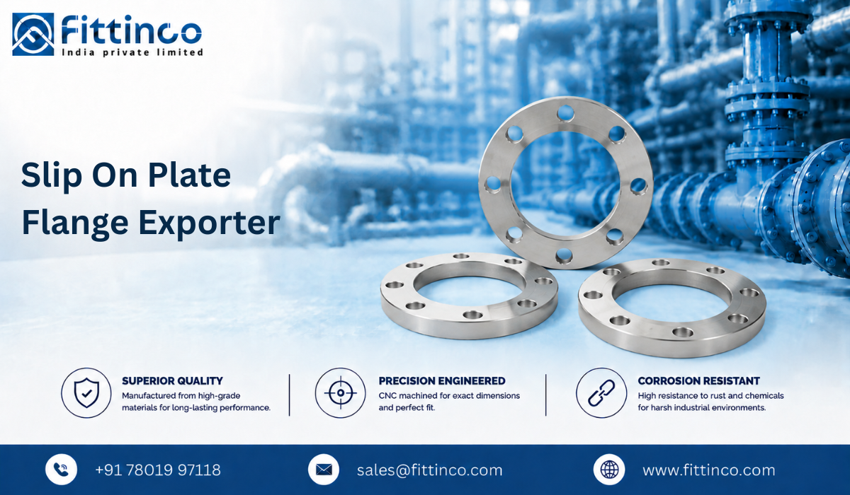 Slip On Plate Flange Exporter