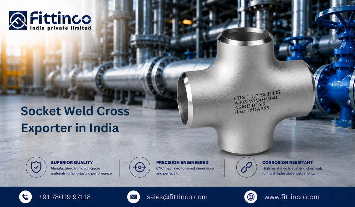 Socket Weld Cross Exporter in India