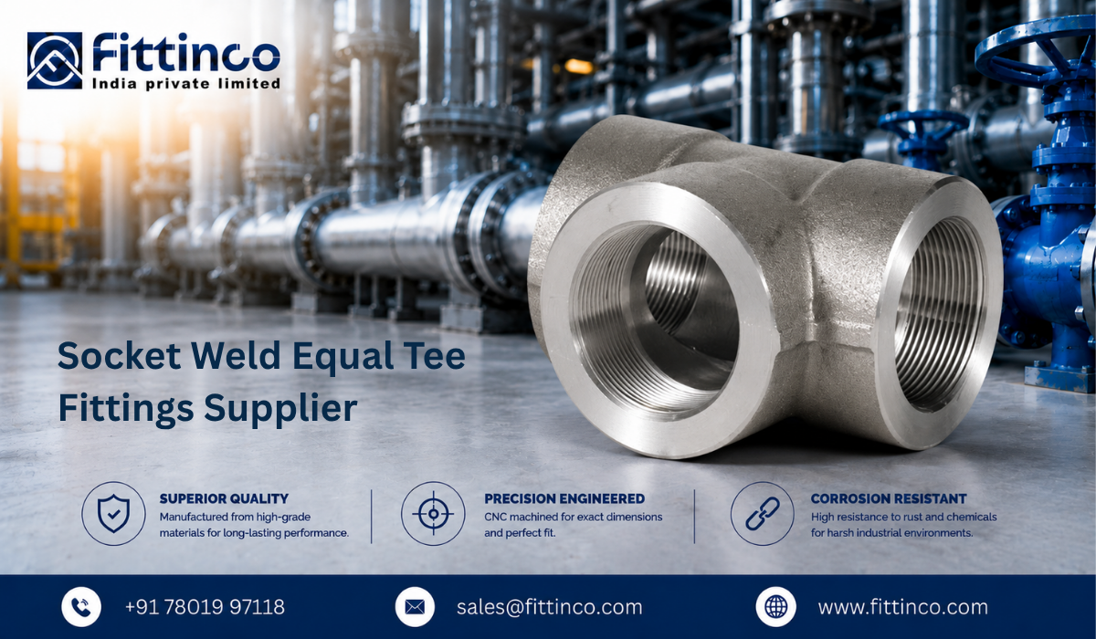 Socket Weld Equal Tee Supplier in Ahmedabad