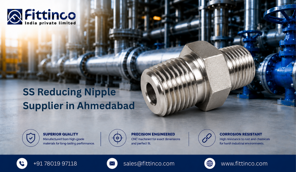 SS Reducing Nipple Supplier in Ahmedabad