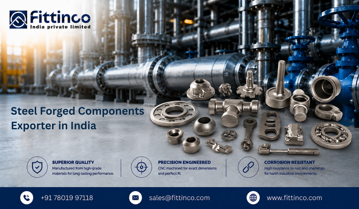 Steel Forged Components Exporter in India